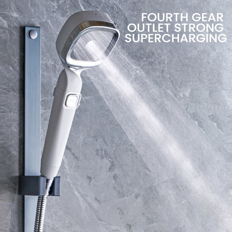 BowLift | 4-mode Handheld Pressurized Shower Head with Pause Switch