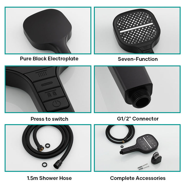 BowLift | 7 levels Shower Head