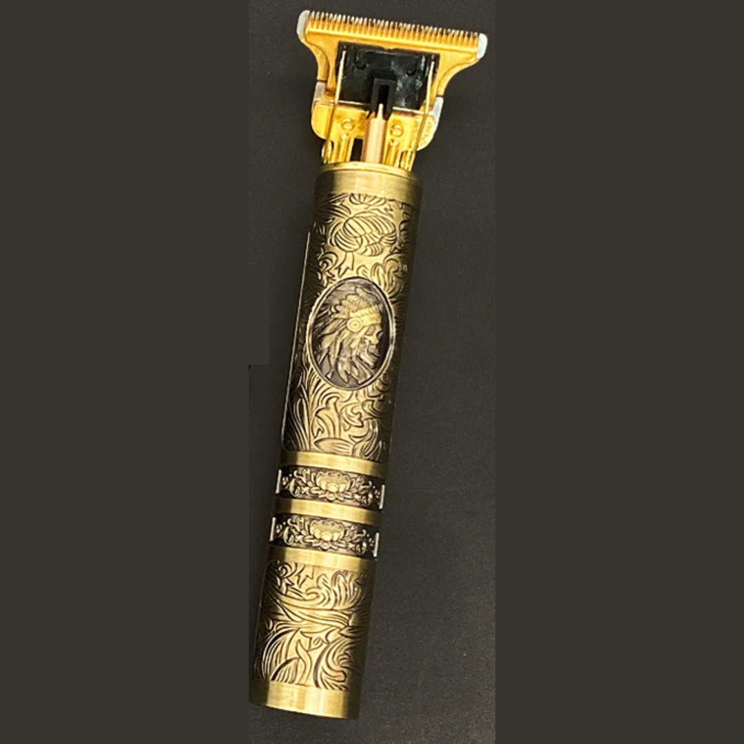 Vintage Rechargeable Beard Trimmer with Attachments Bowlift