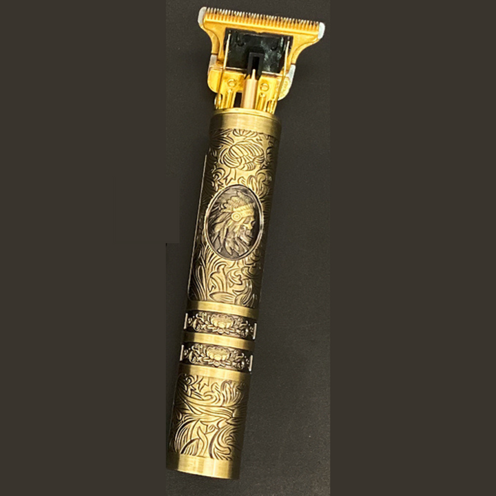 Vintage Rechargeable Beard Trimmer with Attachments Bowlift