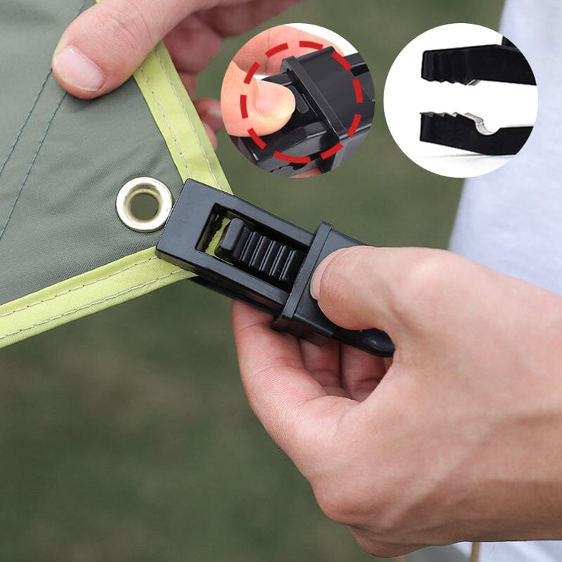 BowLift | Adjustable Heavy Duty Lock Grip for Tarp & Shade Cloth
