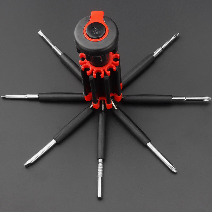 BowLift | 8-in-1 Screwdriver with LED Flashlight