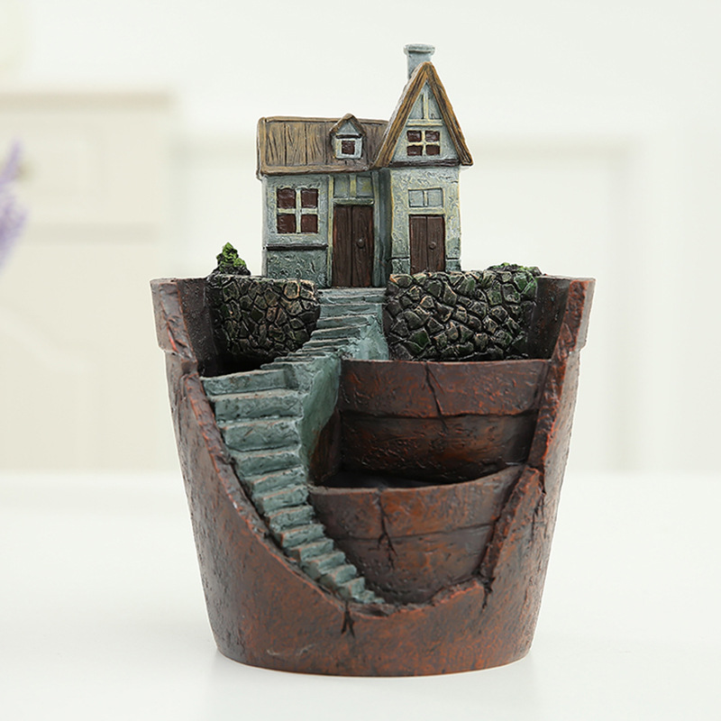 BowLift | Succulent decorative flower pot for mini garden – Bonsai planting pot for micro landscape and garden