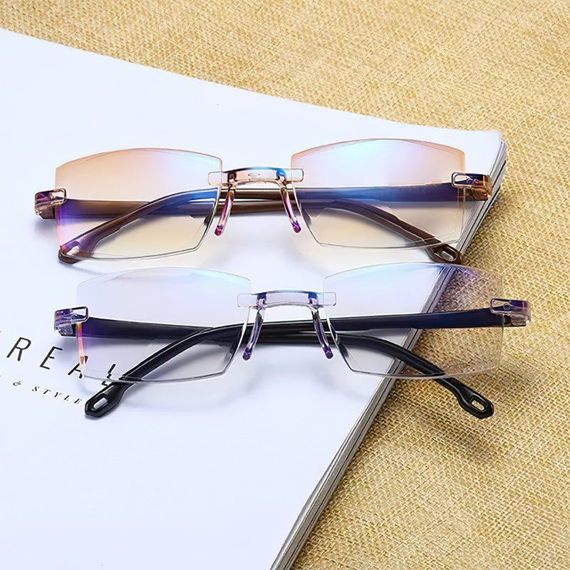 BowLift | 2024 new high hardness anti-blue light sapphire reading glasses dual focus intelligent reading glasses