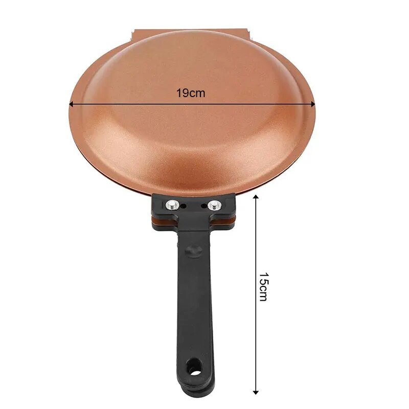 FlipMaster - Double-Sided Pancake Pan with Non-Stick Coating Bowlift