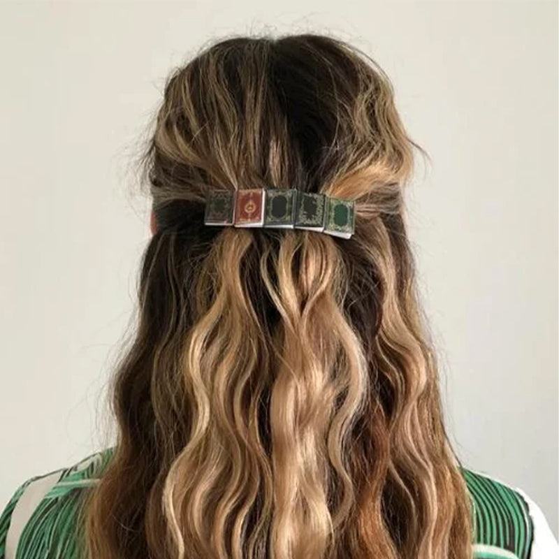 BowLift | Miniature Book Hairpin Barrette