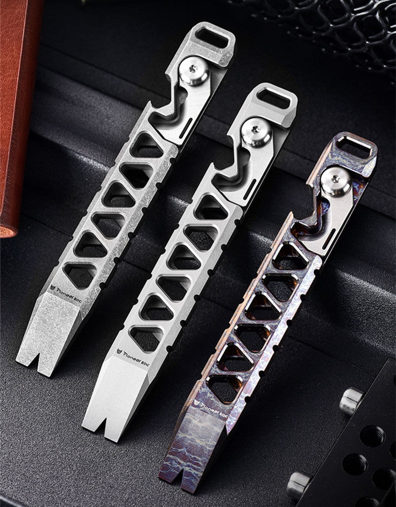 BowLift | EDC Titanium Alloy Multifunctional Outdoor Crowbar