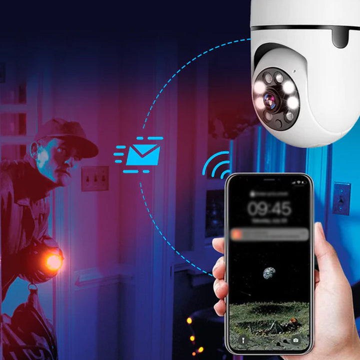 BowLift | Wireless WiFi Surveillance Camera with Bulb