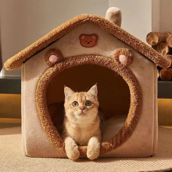 Cosy plush cat house Bowlift