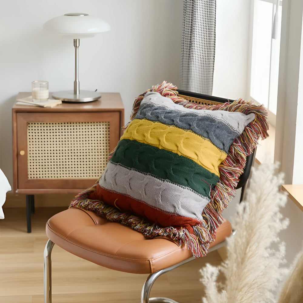 BowLift | Colorful Radiance Knit Cushion