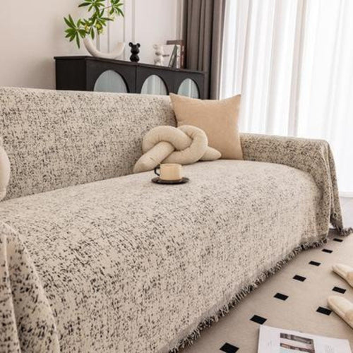 BowLift | Speckled Pattern Chenille Sofa Cover