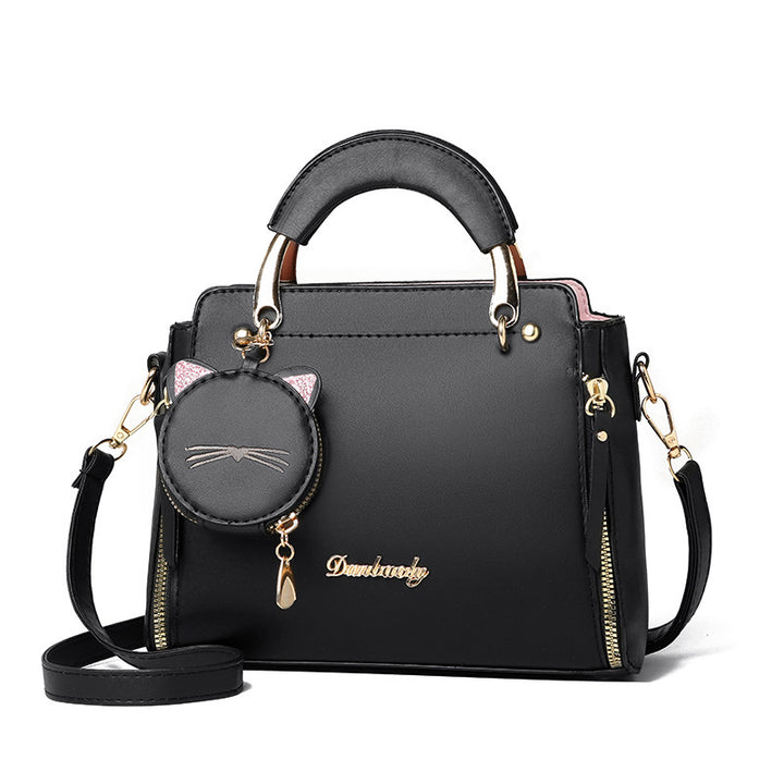 BowLift | Versatile bag for women with cute kitten organizer