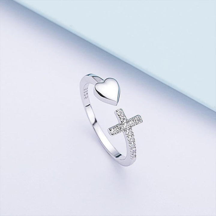 BowLift | Love S925 Sterling Silver Cross Ring