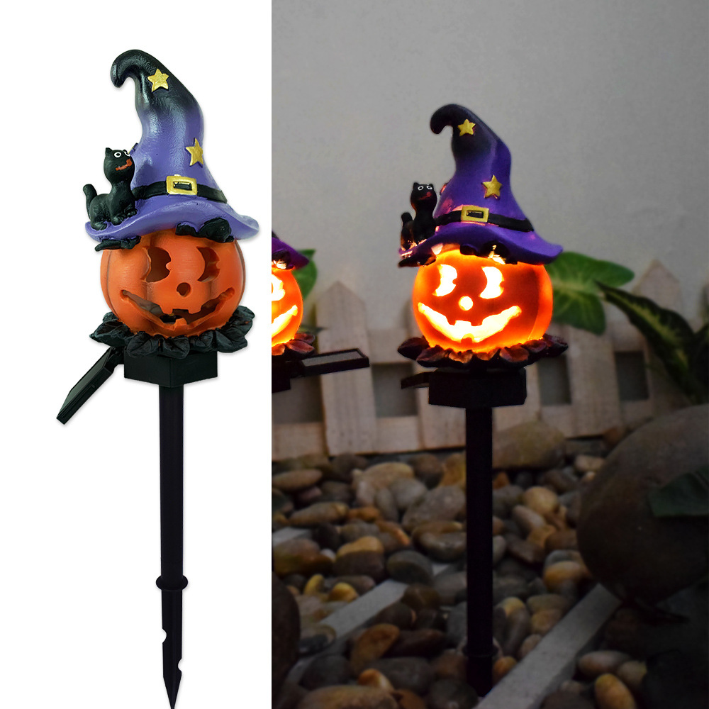 BowLift | Halloween Solar Lights – Decorative LED Garden Lights with Pumpkin and Witch Designs