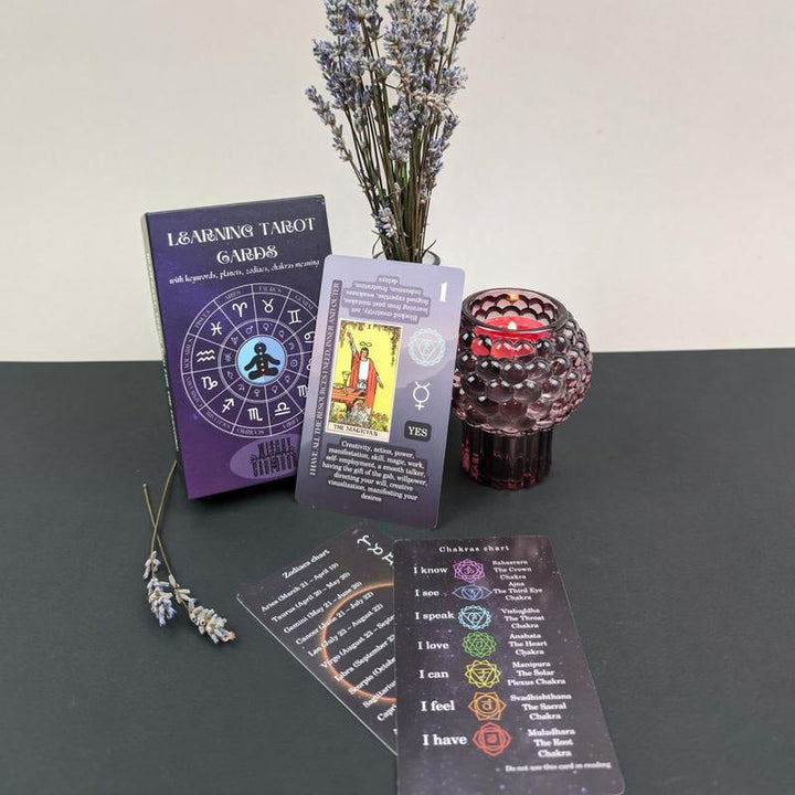BowLift | Learning cards Tarot deck with meanings on it