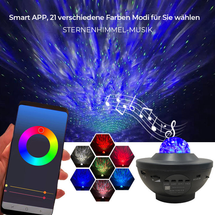 USB-Bluetooth-Music Star Projection Light | Bowlift