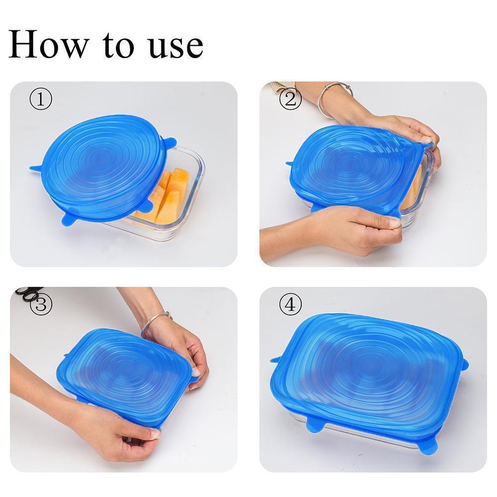 BowLift | Silicone Stretch Lids, 6PCS