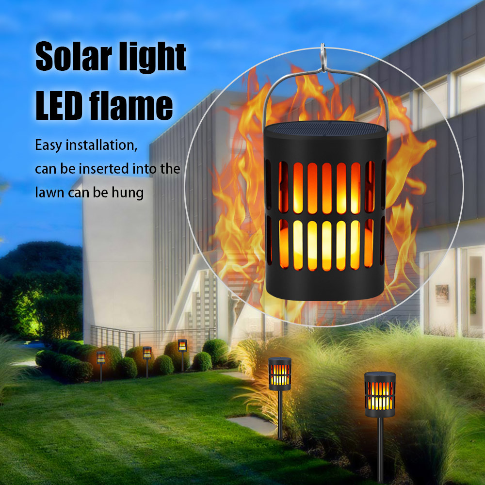 BowLift | Solar LED Flame Lantern – Decorative Outdoor Lighting for Garden and Terrace with Hanging Possibility