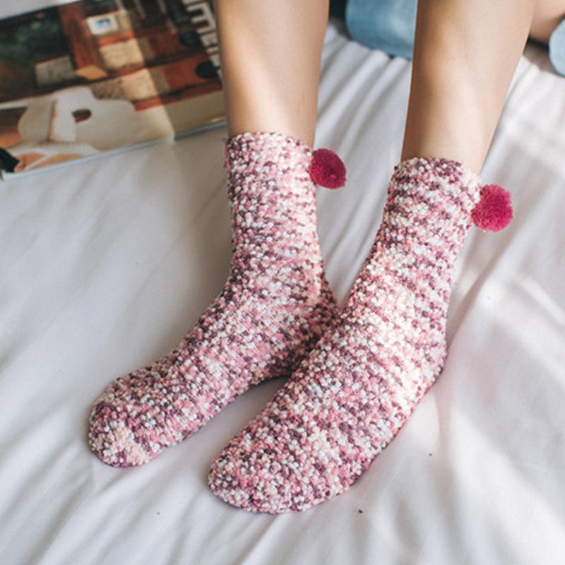 BowLift | Coral Fleece Cupcake Socks