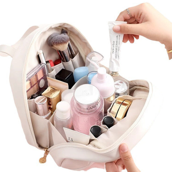 Large Capacity Handheld Shell Cosmetic Bag | Bowlift