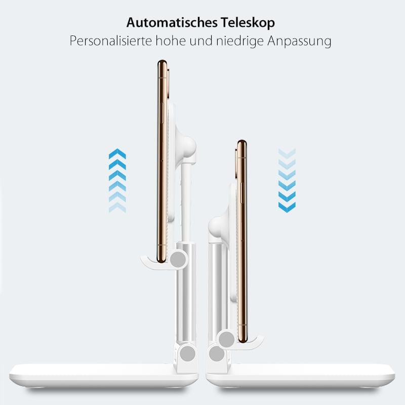 BowLift | Foldable or white pole phone desk holder