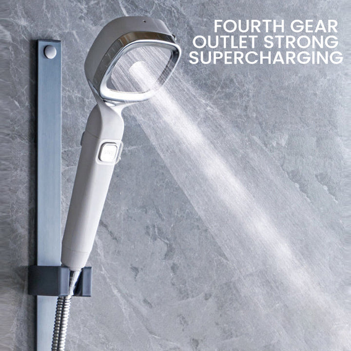 4-mode Handheld Pressurized Shower Head with Pause Switch | Bowlift