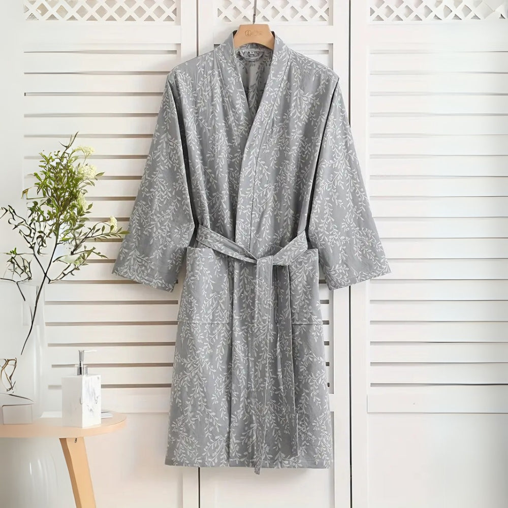 BowLift | Featherlight Jacquard Cotton Bath Robe