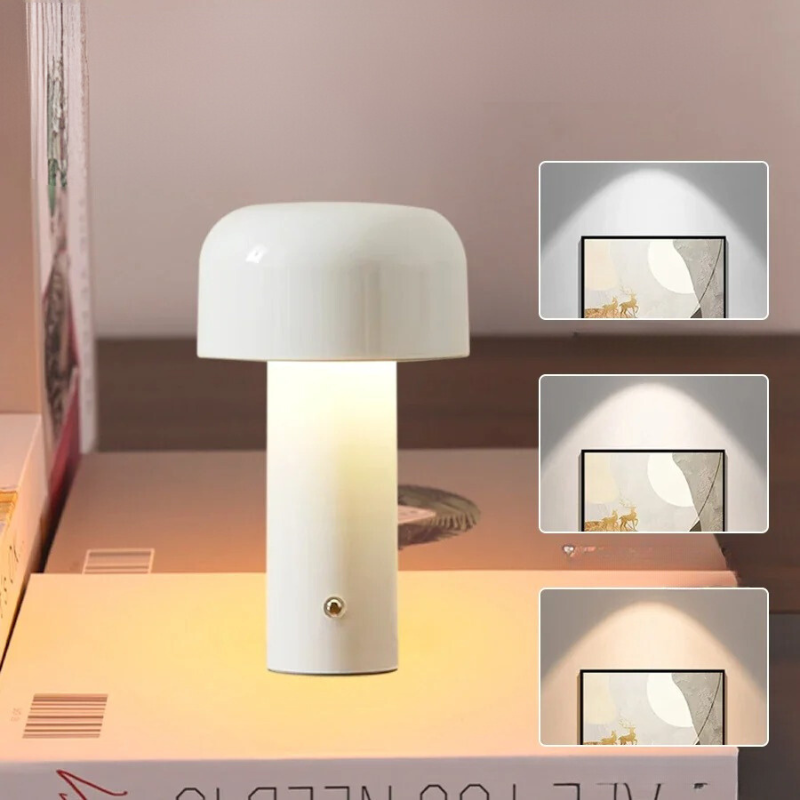 BowLift | Frendorf - Rechargeable Mushroom LED Table Lamp for a Cozy Atmosphere