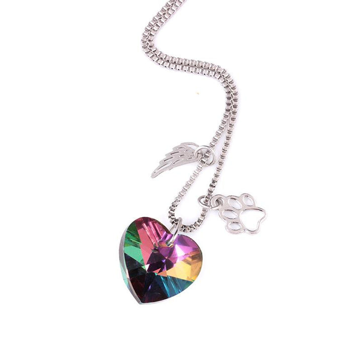 BowLift | Rainbow Heart Necklace