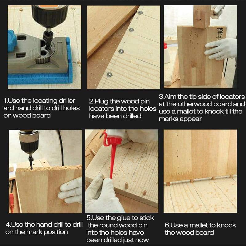 BowLift | Wood Pin Locator Set