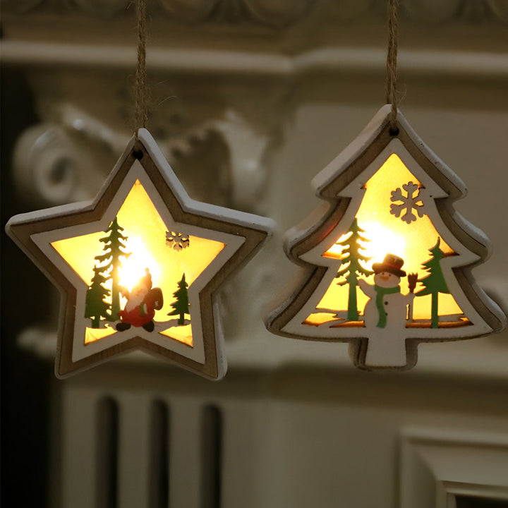 BowLift | FestiveWood - Lightweight wooden Christmas ornaments for tree decoration