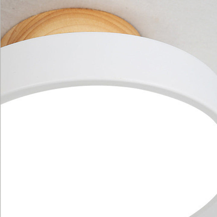 BowLift | LED Ceiling Light Wooden Flush Mount Fixture