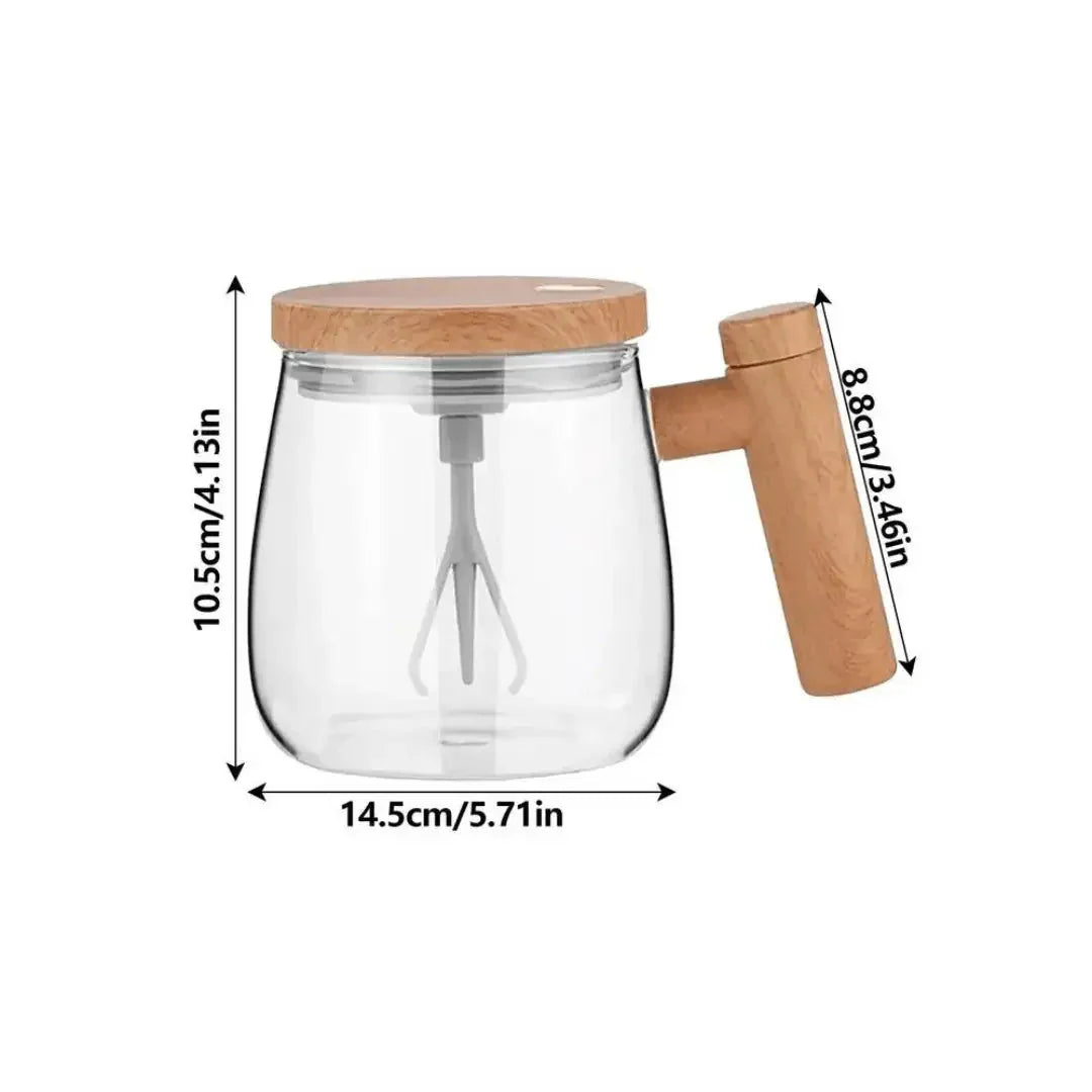 BowLift | Intelligent Mug – Self-Stirring Cup with Wood Design