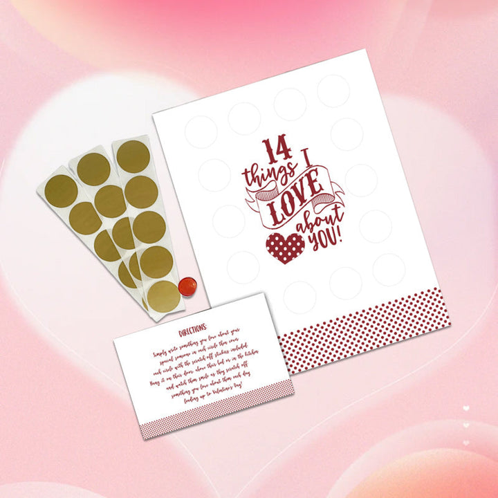 BowLift | Valentine's Scratching Advent "14 Things I Love About You!"