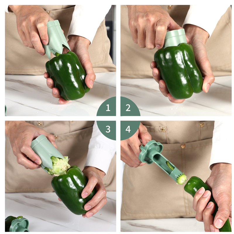 BowLift | 2-In-1 Fruit Pepper Corer