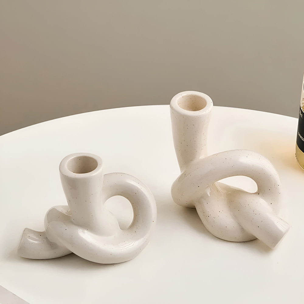 BowLift | Knot Ceramic Candle Holder