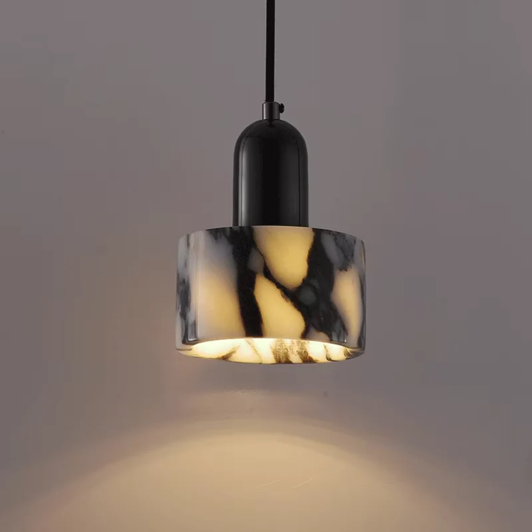 BowLift | Luxury Black Marble Design Pendant Lamp