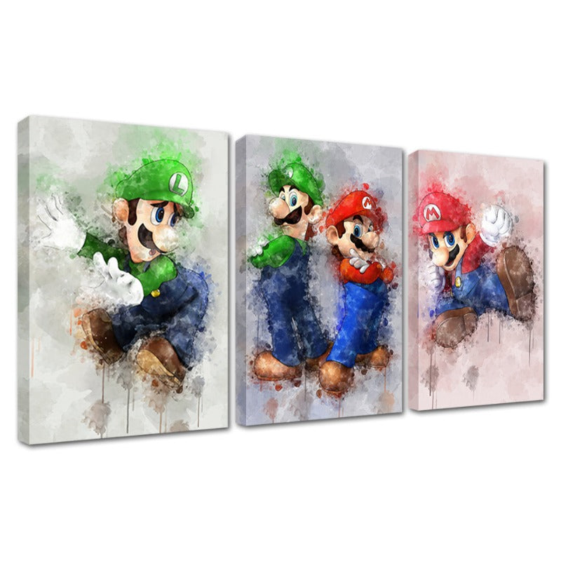 Adventure Brothers 3 Piece - Canvas Wall Art Painting | Bowlift