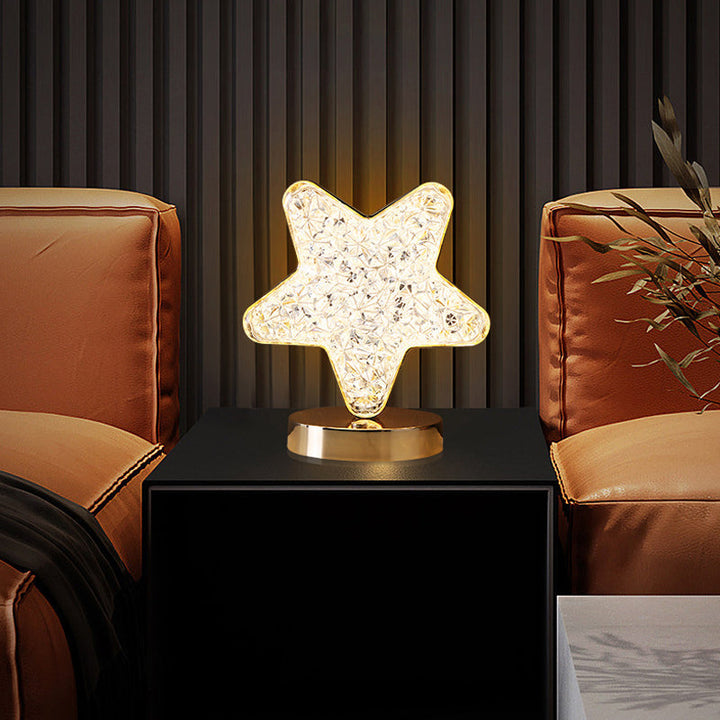 Star Moon Metal Table Lamp | Bowlift