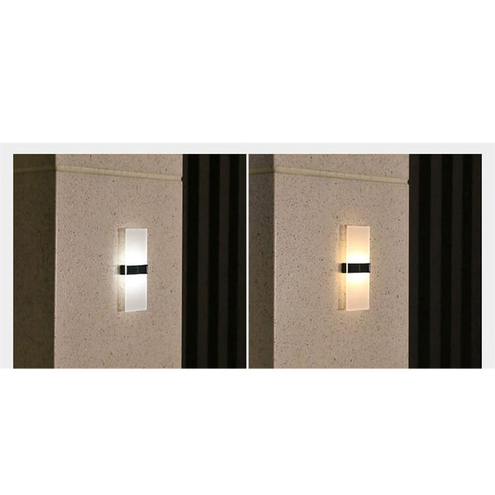 BowLift | LumaZen Solar LED Wall Lamp | Weatherproof | Solar Powered Outdoor Lighting | Garden & Patio Decor