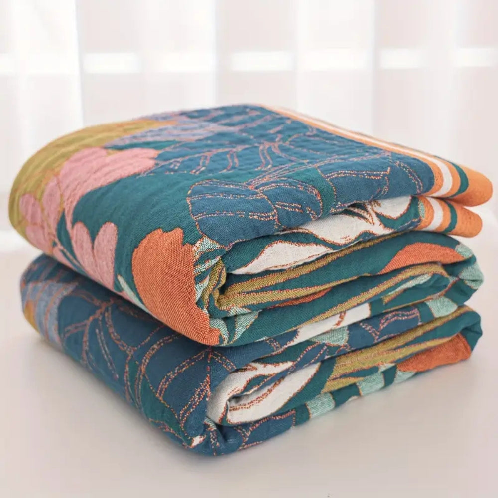 BowLift | Garden-Inspired Cotton Gauze Blanket