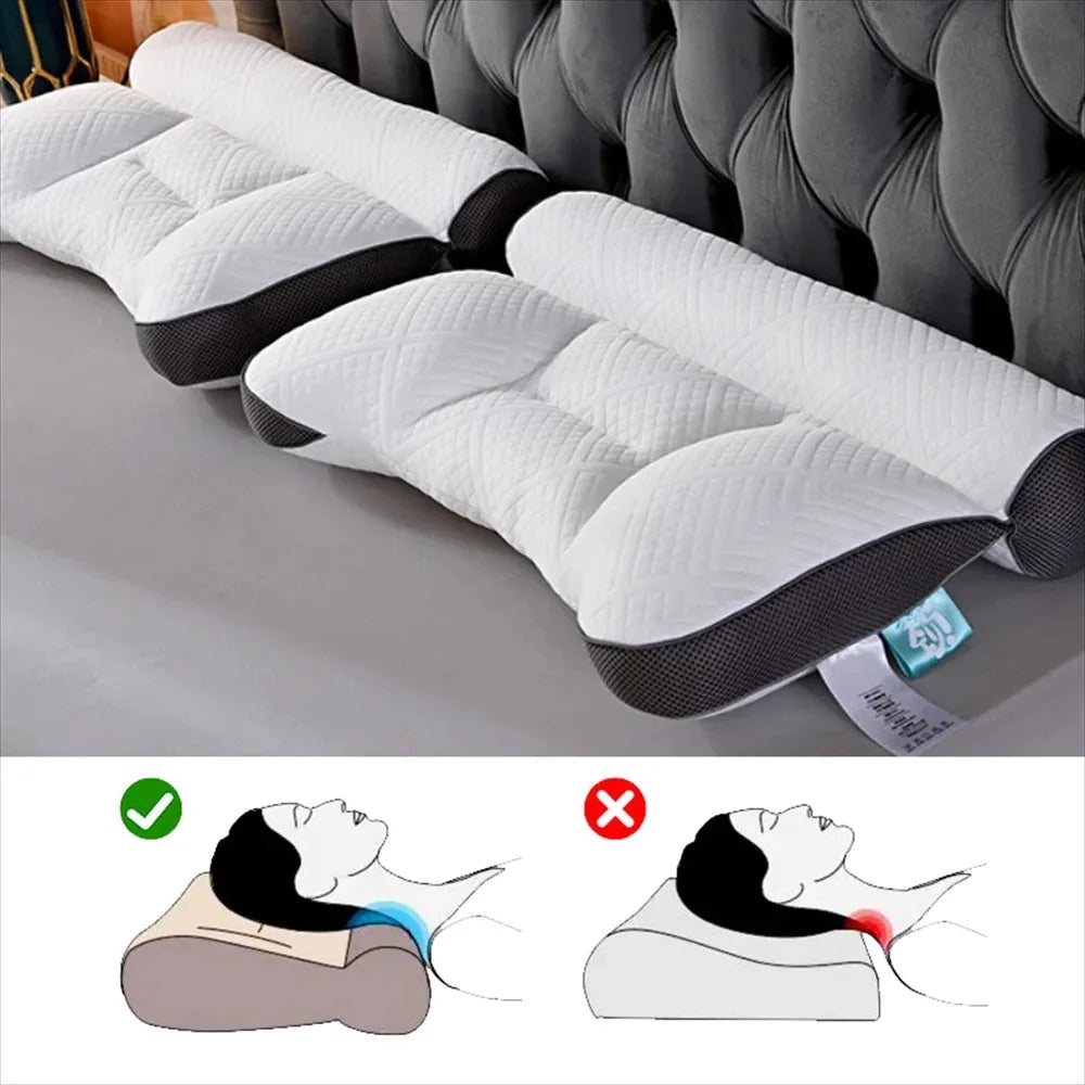 BowLift | Memory Cotton Sleep Pillow for Neck Support
