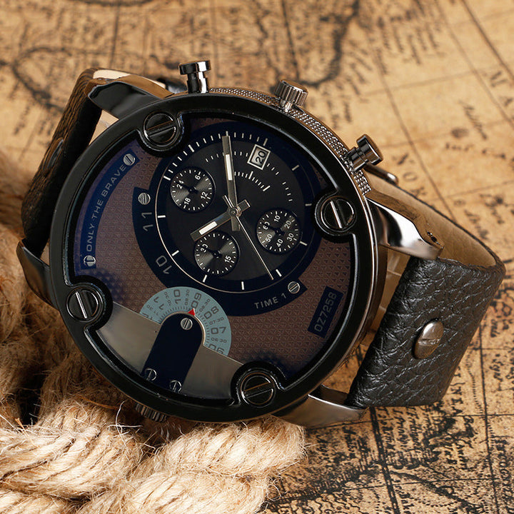 BowLift | Men's Fashion Large Dial Style Steel Band Watch