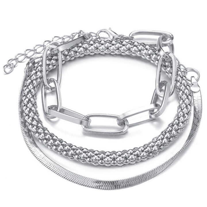 BowLift | 3pc Chunky & Elegant Bracelet Stack