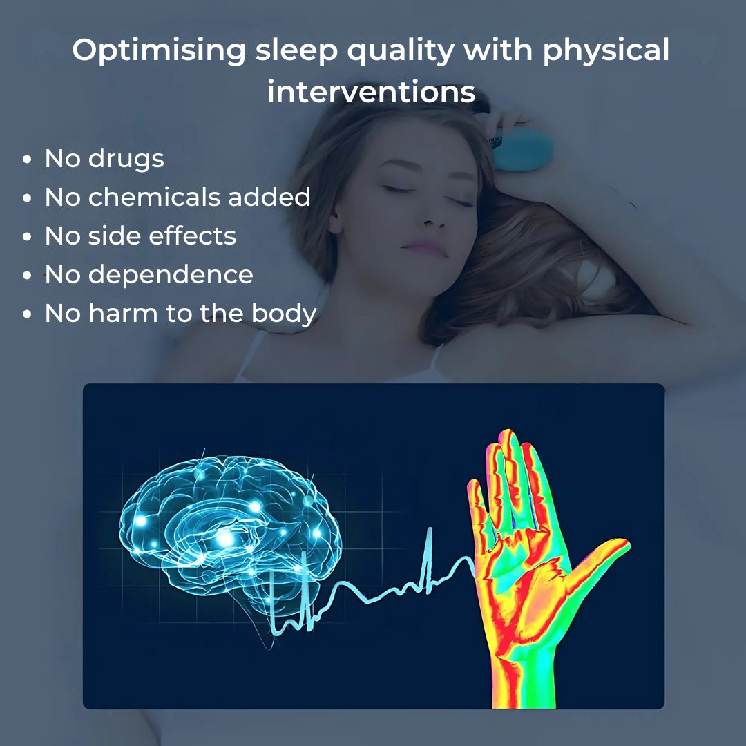 DreamEase Handheld Sleep Aid Device | for Relaxation - Stress and Anxiety Relief - Insomnia Aid Device Bowlift
