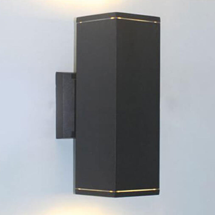 Modern Minimalist Square Column LED Luminous Outdoor Waterproof Wall Sconce Lamp | Bowlift