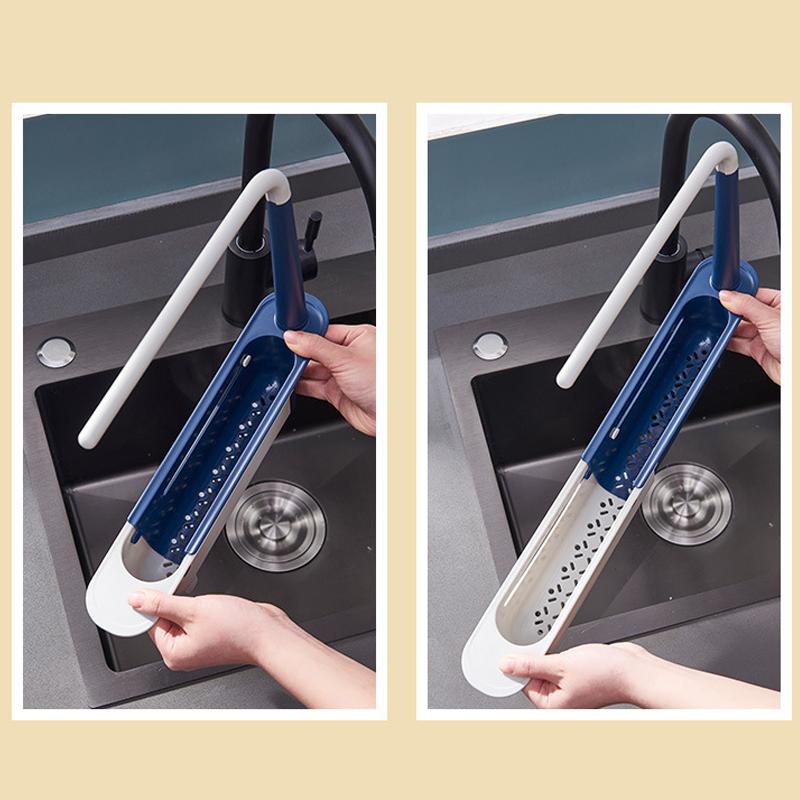 Updated Multifunctional Telescopic Sink Storage Rack | Bowlift