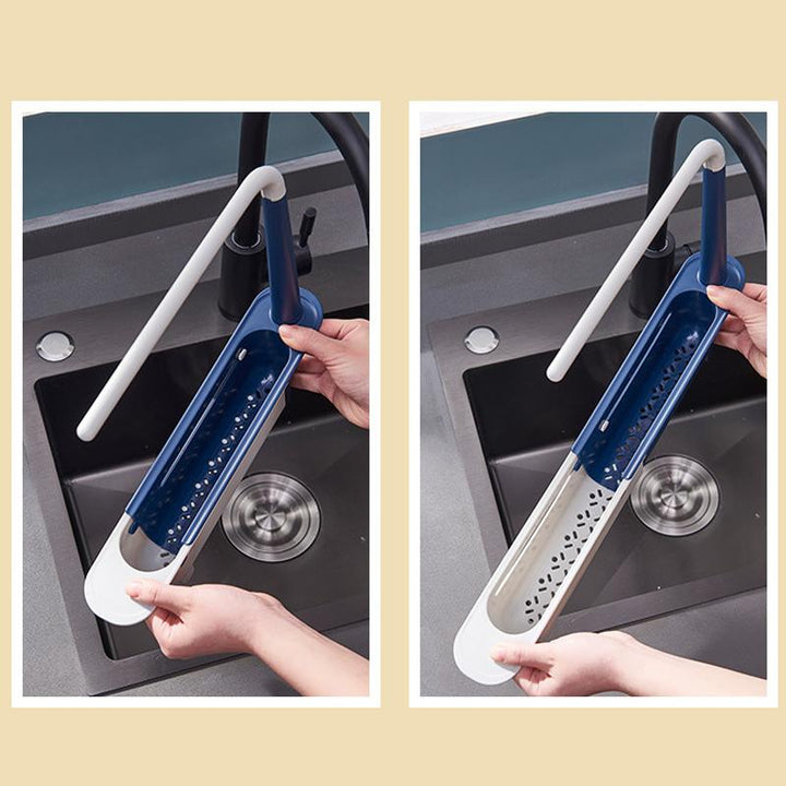Updated Multifunctional Telescopic Sink Storage Rack | Bowlift