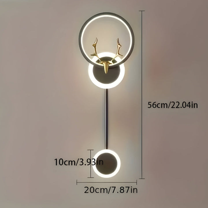 Elegant double wall light for minimalist and atmospheric lighting at home Bowlift