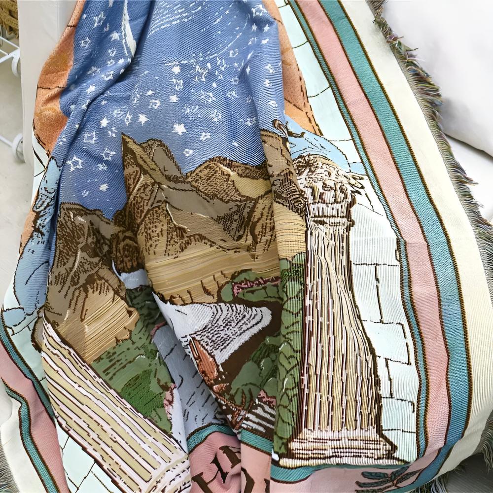 BowLift | Moon Tarot Tapestry Blanket